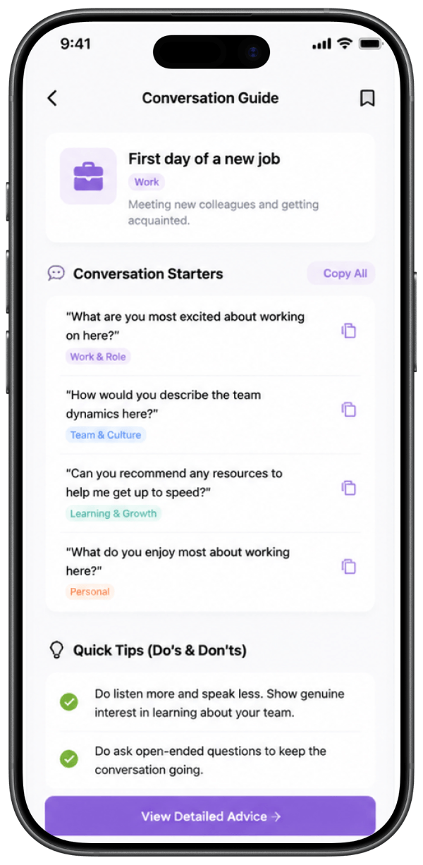 Social Conversation Guide